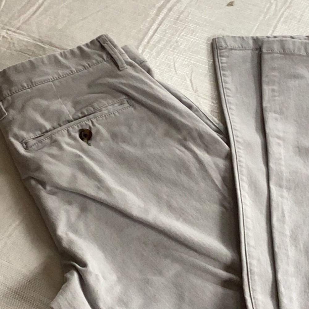 Mens light grey chinos - Picture 2 of 4